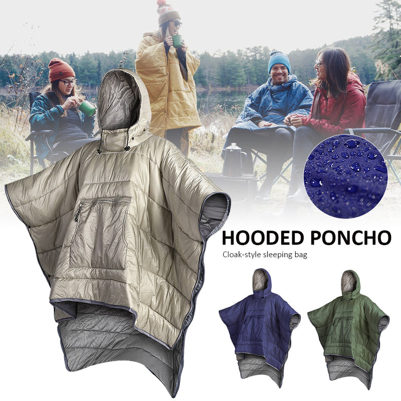 Ultralight Warm and Cozy Cloak Sleeping Pad Poncho , - Outdoor Plex